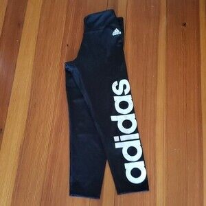 Adidas Black & White Climalite Leggings Size Small